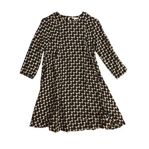 H&M Geometric Print Mini Dress 3/4 Sleeve Women's Size S/4